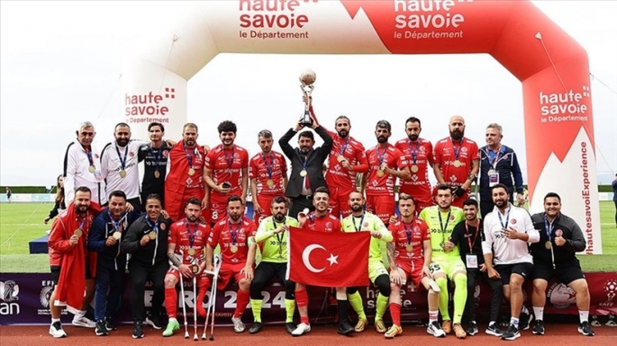  Ampute Futbol Milli Takımı EURO 2024 şampiyonu