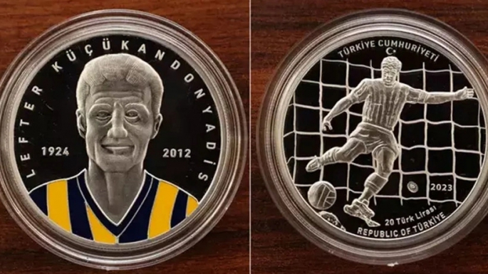 Darphane Fenerbahçeli Lefter için hatıra para bastı