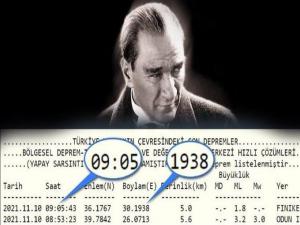 10 Kasım sabahı ilginç tesadüf
