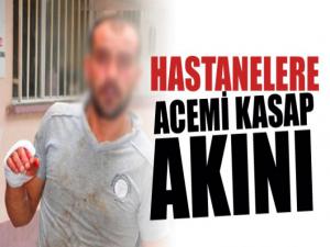 Acemi kasaplar hastanelik oldu