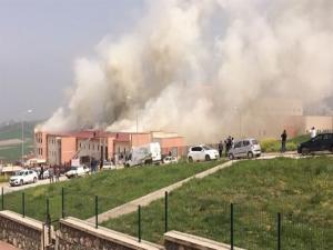 Bursa'da hastanede yangın
