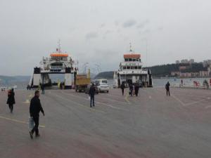 Çanakkale'de Gökçeada seferleri fırtına nedeniyle iptal