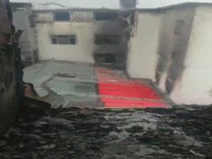 Çinde yangın faciası