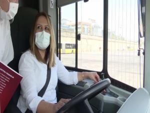 İETT'de 25 kadın şoför daha direksiyon başında