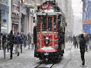 İstanbul'da kar yağışı başladı