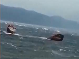Karadeniz'de kuru yük gemisi battı