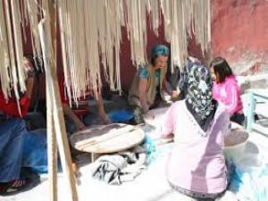 Kars'ta Erişte Kesimi Başladı