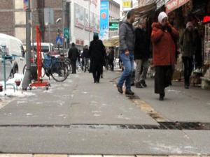 Kayseri'de Kaldırımlara Halı Serildi