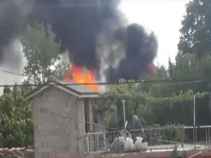 Mangal ateşi 4 evi yaktı