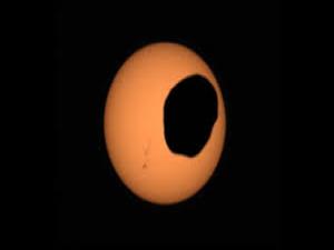 Mars'ta Güneş Tutulması 