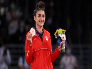 Milli tekvandocu Tokyo'da bronz madalya kazandı