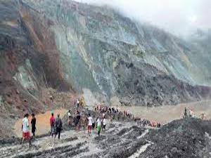 Myanmar'da madende heyelan meydana geldi