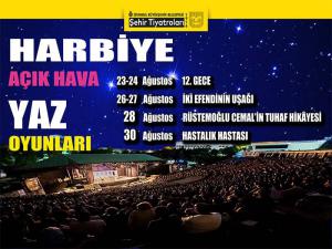Şehir Tiyatroları Açık Hava Yaz Oyunları başlıyor