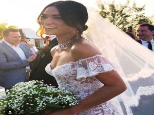 Shanina Shaik plaj düğünüyle evlendi