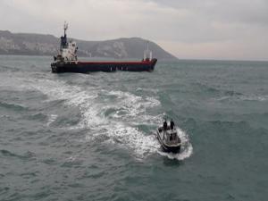 Sinop'ta kuru yük gemisinde patlama oldu