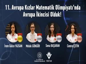 Türkiye, Avrupa Kızlar Matematik Olimpiyatı'nda ikinci oldu