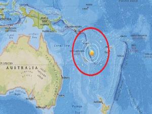 Vanuatu'da 6,4 büyüklüğünde deprem