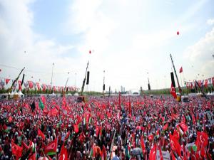 Yenikapıda Gazze katliamına protesto mitingi