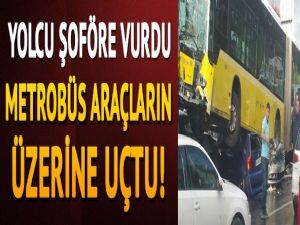 Metrobüs kaza yaptı