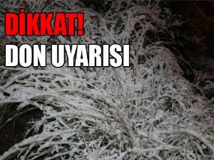 Kar geliyor, don uyarısı var