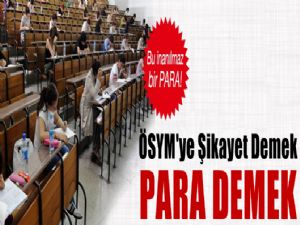 İTİRAZ ZENGİNİ ÖSYM