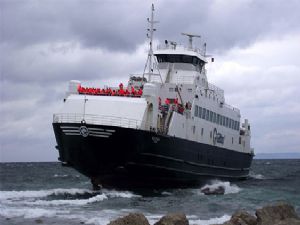 GÖKÇEADA FERİBOTU ARIZALANDI