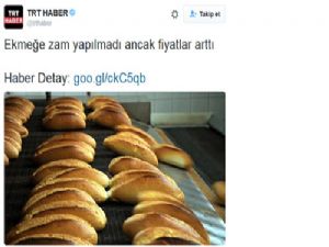 Ekmeğe Zam Gelmemiş Fiyatı Artmış 