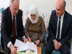86 yaşındaki Fatma Nine'nin örnek azmi