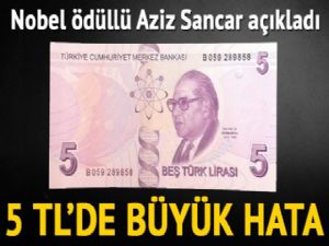 5 TL'de Büyük Hata